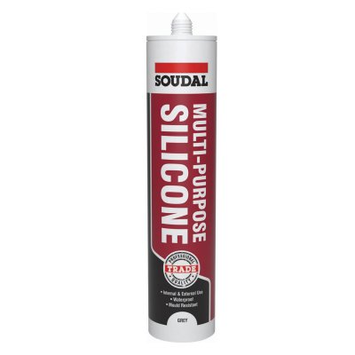 Soudal Trade Multi-Purpose Silicone Grey 270ml