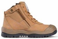 Mongrel Low Zipsider Boot, Scuff Cap, Wheat
