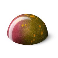 Visser - Picasso Rhubarb & Jelly - jelly and custard cream in dark chocolate  x 42pcs