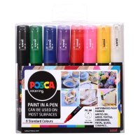 Posca Markers PC-1M - Extra Fine 0.7mm-1mm (8)