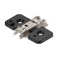 Clip Top Mounting Plate Cruciform Onyx Black