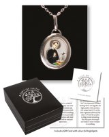 Sterling Silver Necklet/Saint Gerard   (69125)