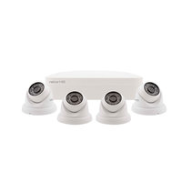 4CH HD 500GB 4 Dome Camera Kit White