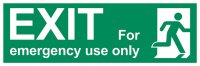 Emergency Exit Only (Right)