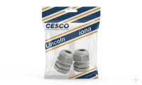Plymouth 20mm Cable Gland IP68 Grey - 2 Pack
