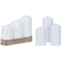 Set of 3 White Candles