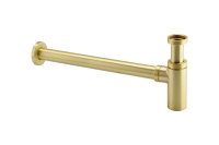 BRUSH BRASS BOTTLE TRAP ROUND