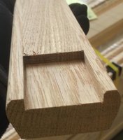 Stair Baserail 68x24mm 4.2 Metre Includes Infill White Oak