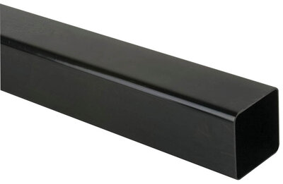 65mm Square Downpipe Black 2.5m