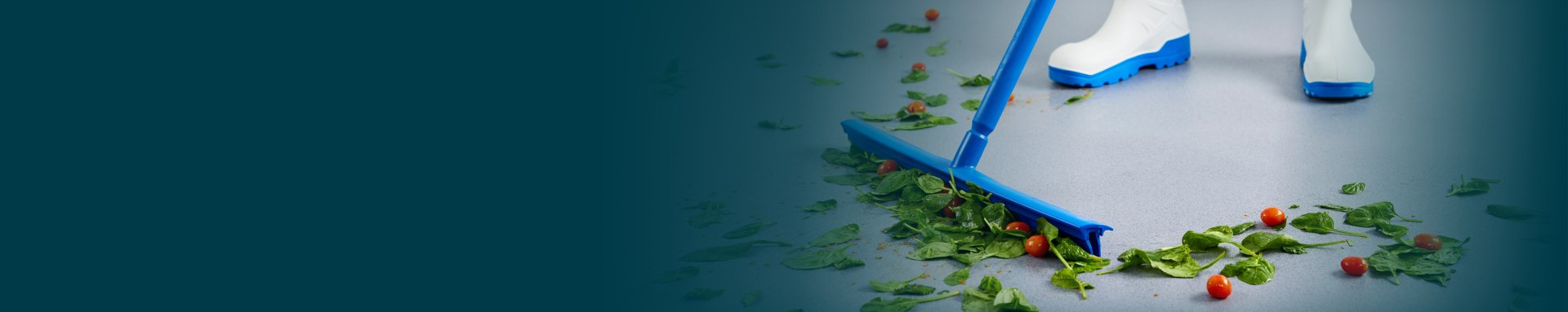 <div style="font-family: 'Montserrat';"><span style="color:#2e9e46;font-size:2.5rem"><b>NEW Double Blade Hygiene Squeegee</span></b><span style="color:#ffffff;font-size:2rem"><br>Minimise hygiene windows,<br>maximise production</span><br><a href="?utm_source=homepage&utm_medium=banner&utm_campaign=dc" class="btn green"><b>Shop now</b></a></div>