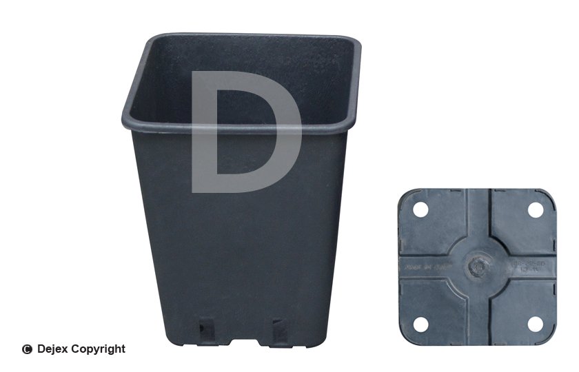 6.5lt SQUARE CONTAINER BLACK PE_1 LOOSE