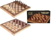 Wooden Chess And Draughts