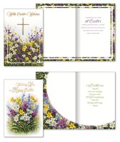 Easter Card/Gold Foil/Embossed/2 Designs   (85626)