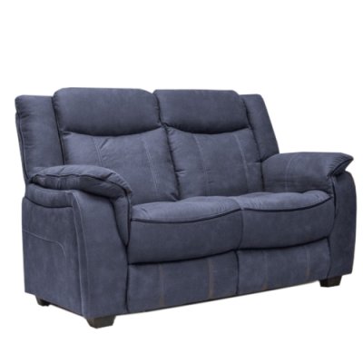 Argentina Fabric 2-Seater Sofa - Denim