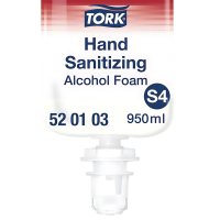 Tork Hand Sanitising Alcohol Foam, 6 x 1000ml/Case