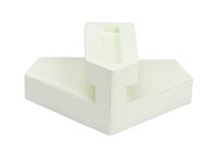 Triangle Clamp Pad White pack of 2