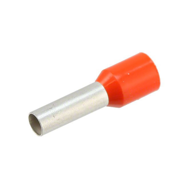 Insulated Bootlace Ferrule 4mm Orange