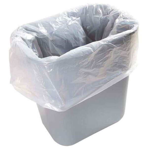 Square Bin Liner White 380x600x600mm