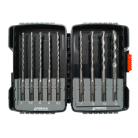 Abracs, Expert, 9pc SDS+ Masonry Drill Bit Set
