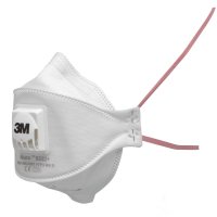 3M Valved Dust/Mist Respirator FFP3 - White One Size