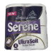 Serene Ultra Quilted Toilet Roll, 3PLY, 170 Sheets, 10x4 Pack, Case