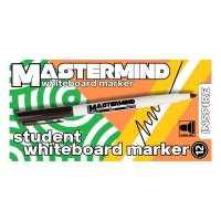Mastermind Student Whiteboard Marker - Bullet - Black (12) 
