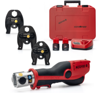 Novopress ACO103 Pressing Tool - 3x Profile-M Jaws - 2x 2Ah Battery Kit