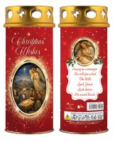 Candle/Christmas Wishes/Windproof Cap   (87906)
