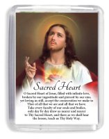 Acrylic Fridge Magnet/Sacred Heart  (33581)