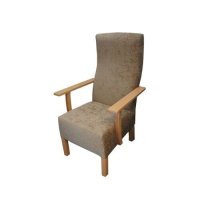 Orthopaedic Casey Chair Mink is wide and sturdy armrests to aid balance when standing.