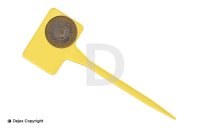 15cm YELLOW T LABELS (SL135)