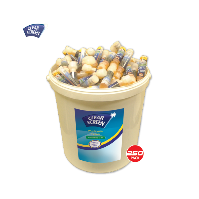 Windscreen Cleaner Bucket of 250