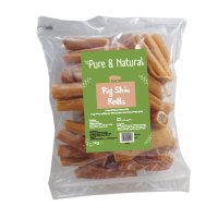 Pure & Natural Pig Skin Rolls