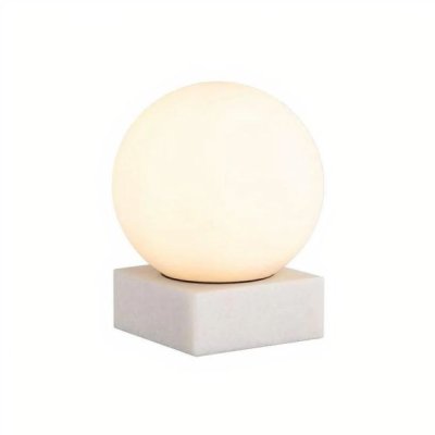 Mercator Elric Table Lamp White Marble