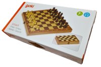 Wooden Chess Set with folding board 30 X 30cm