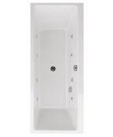 OSCAR 1700X700MM DOUBLE ENDED 8 WHITE JET WHIRLPOOL BATH