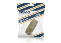 Lincoln 6 Amp In Line Switch Gold Pre Packed