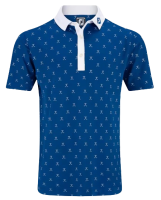 FOOTJOY PRODRY PERFORMANCE STRETCH PIQUE WITH GOLF PRINT