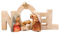 Resin Nativity/H.Family/Noel 2 1/2 inch x 5 1/2 inch   (89118)