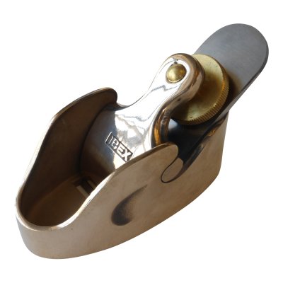 Ibex thumb plane, brass flat sole
