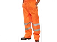 REDBACK Hi-Vis Waterproof Nylon Trousers Orange