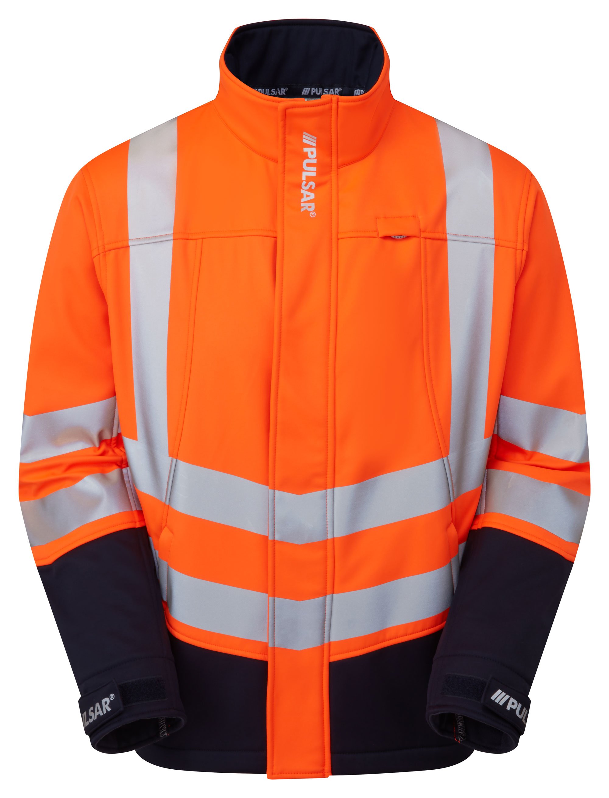 PULSAR&reg; PROTECT Two Tone Softshell Jacket Orange/Navy