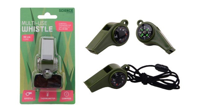 Science Explorer Multi-use whistle carded