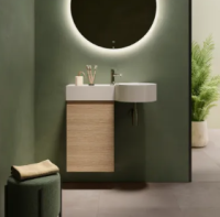 RAK-JOY WALL HUNG VANITY UNIT ONLY 40CM (SCANDI. OAK)