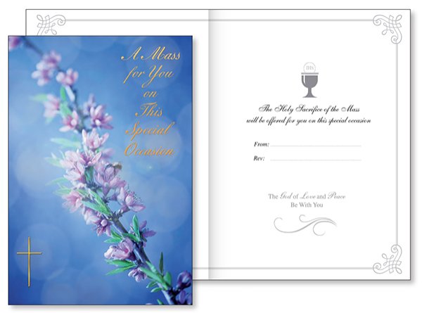 Card/Mass On This Special Occasion with Insert   (20411)