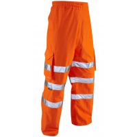 Leo Instow Breathable Cargo Overtrouser, Orange