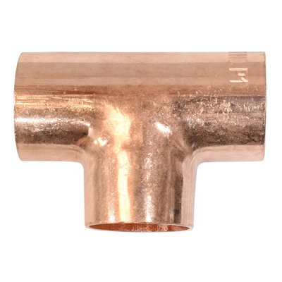 15mm End Feed Equal Tee