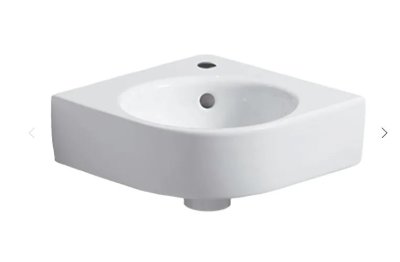Geberit Selnova Compact 45cm Corner Hand Basin 501.509.00.6