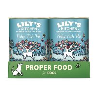 Lilys Kitchen Dog Tin Fishy Fish Pie With Peas 6x400g