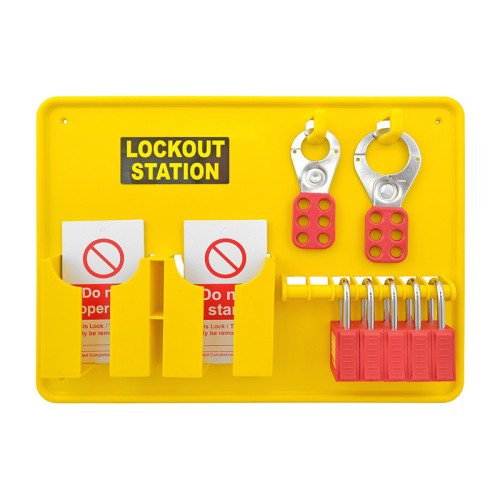 5 PADLOCK LOCKOUT STATION - PREMIER